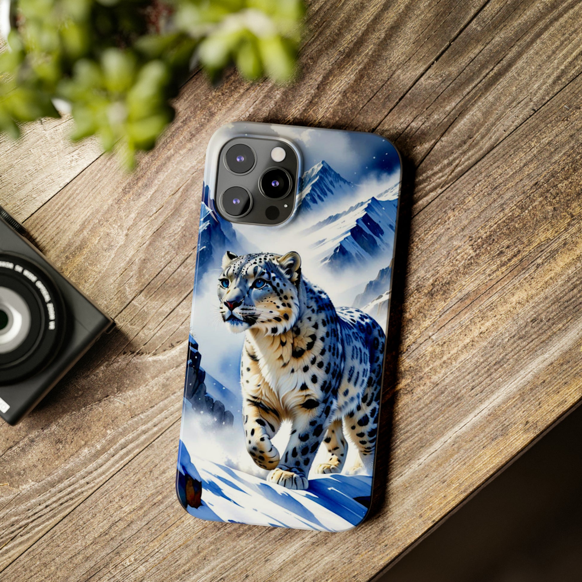 White Tiger Slim Phone Case - Colorwink