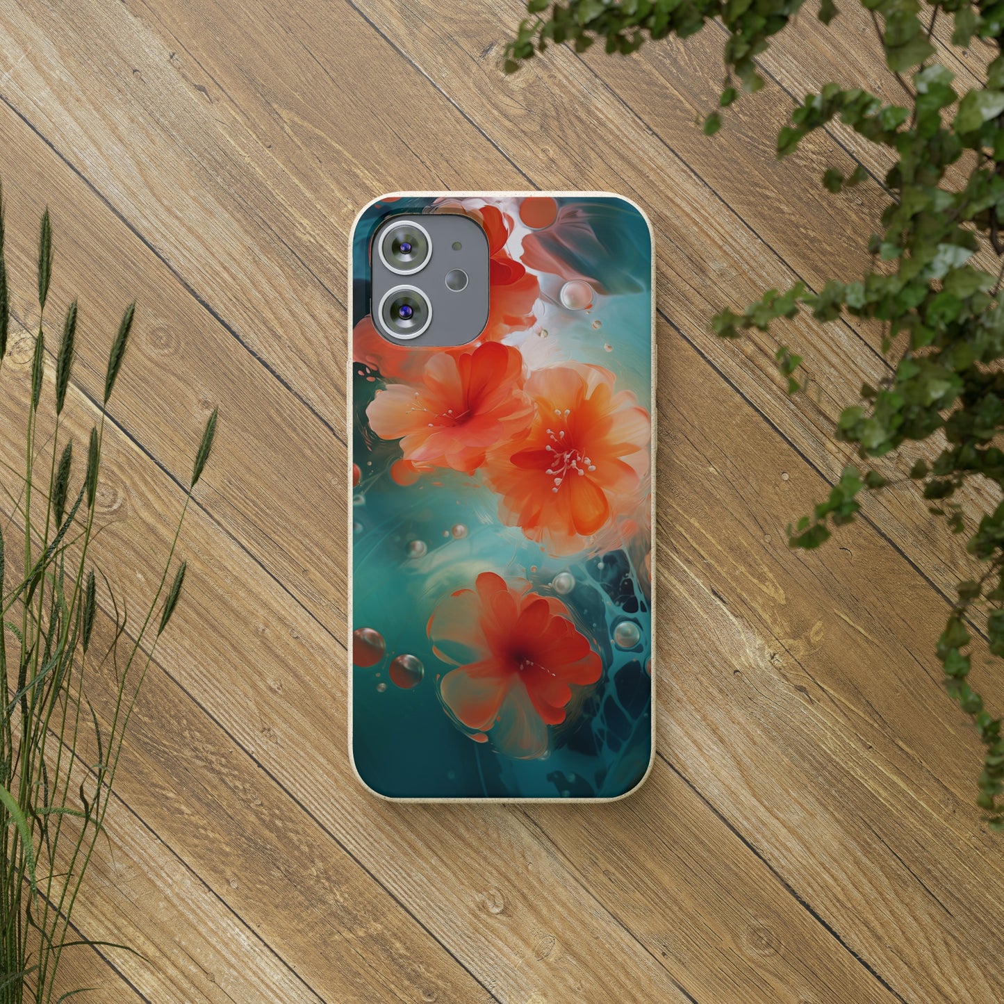 Flower painting Biodegradable Case