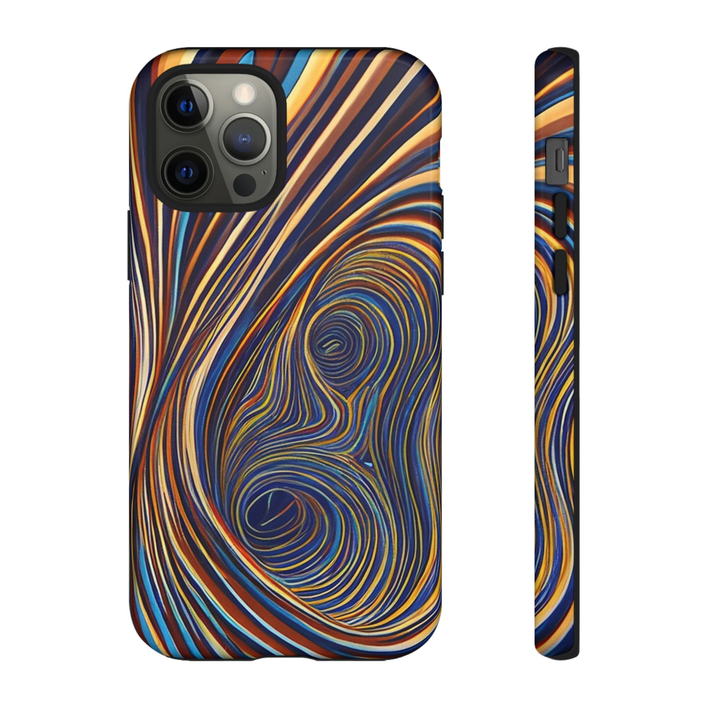 Spiral illusion Pattern Tough Case