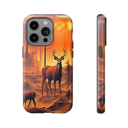 Deer Painting Tough Case