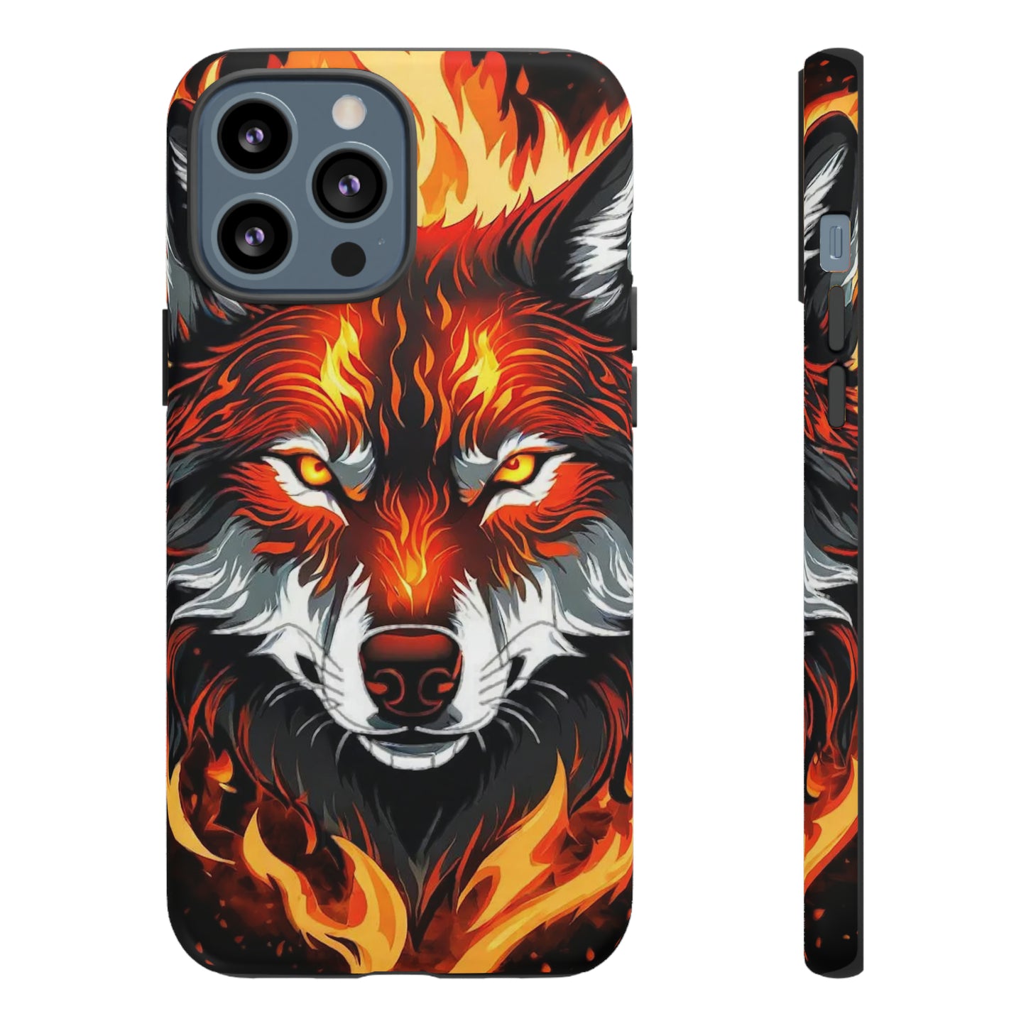 Fiery Wolf Tough Case