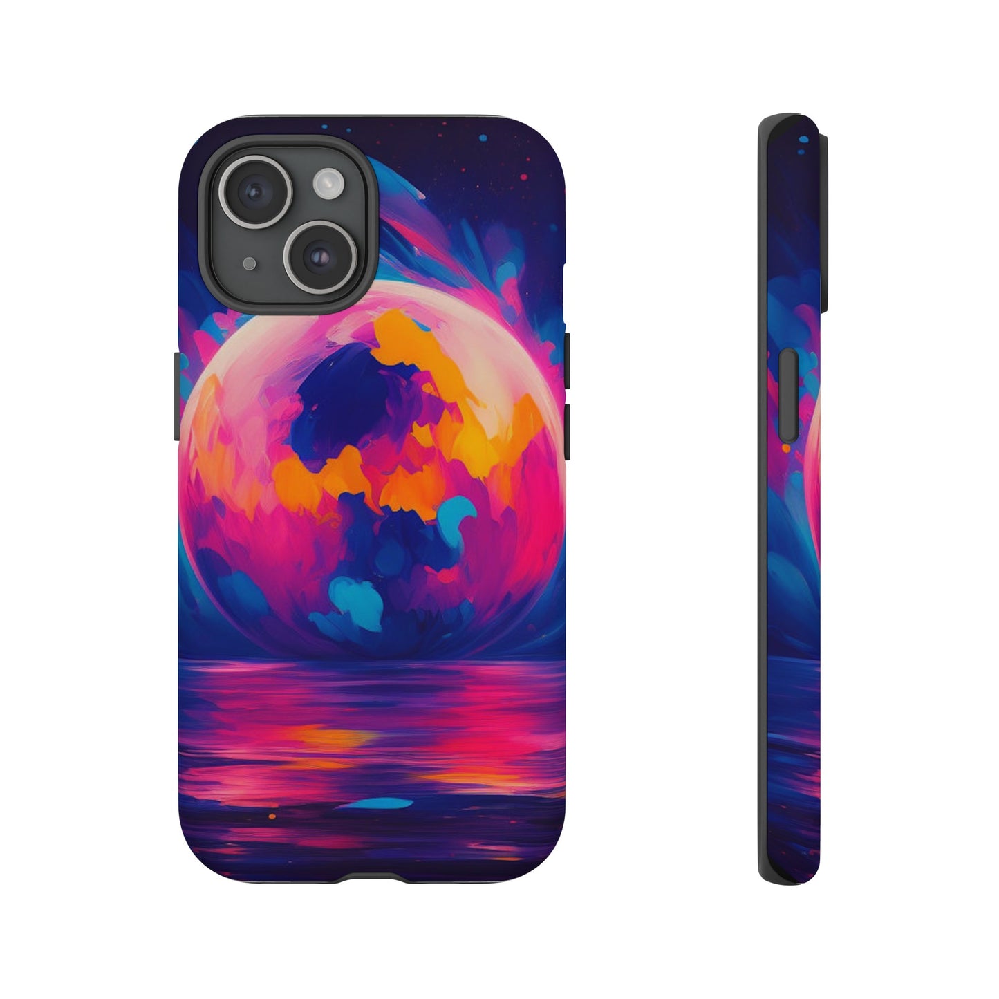 Hexagonal Moon Tough Case