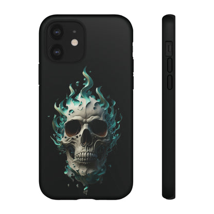 Flaming Skull Tough Case