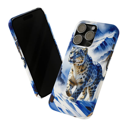 White Tiger Slim Phone Case - Colorwink