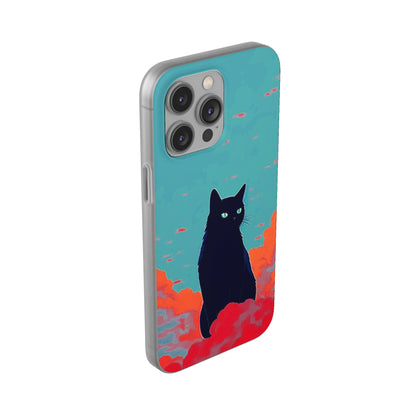 Black Cat Flexi Case - Colorwink