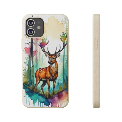 Forest Majesty Deer Biodegradable Case