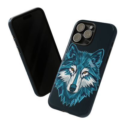 Cubism Wolf Art Tough Case