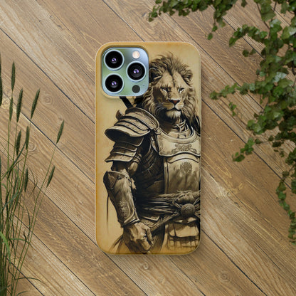 Lion Samurai Biodegradable Case