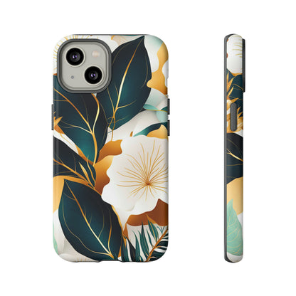 White Flowers Art Tough Case