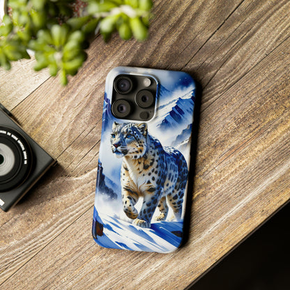 White Tiger Slim Phone Case - Colorwink