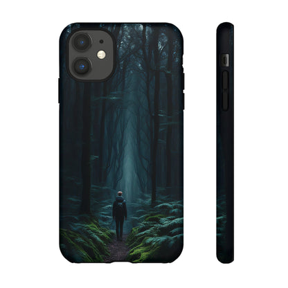 Man Walking In Jungle Tough Case