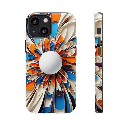 White Flower Tough Case