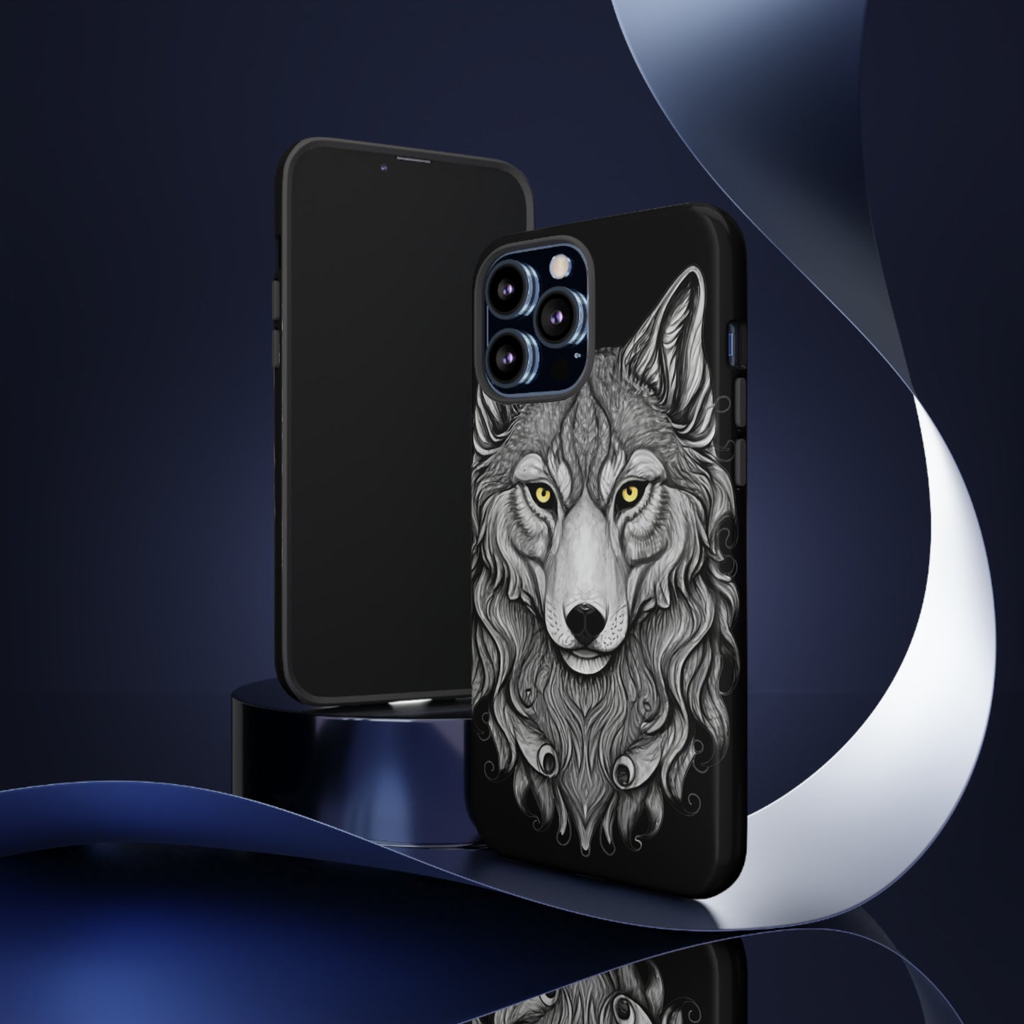 Wolf Pattern Tough Case