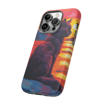 Sunset Cat Tough Case