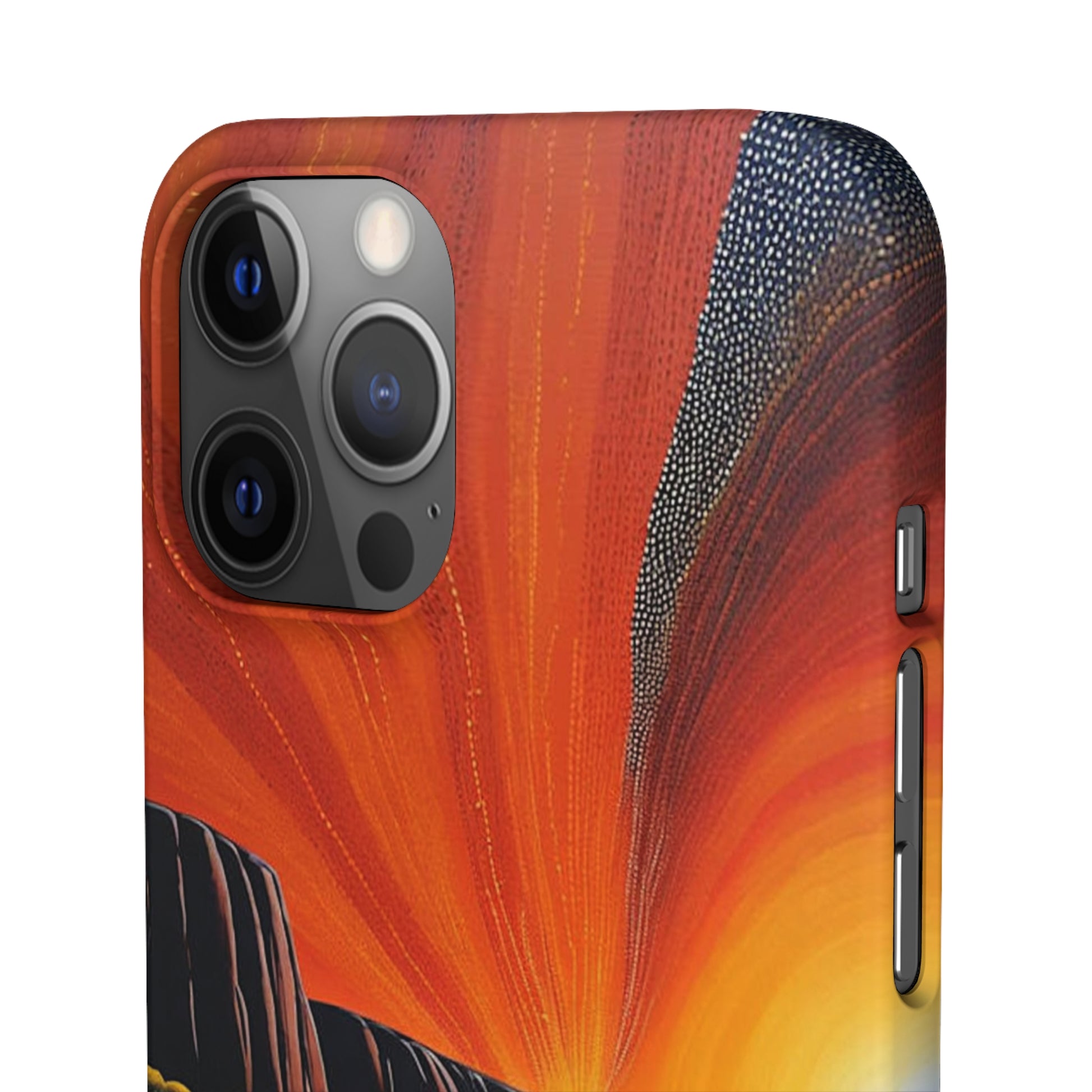 Orange landscape Snap Case - Colorwink