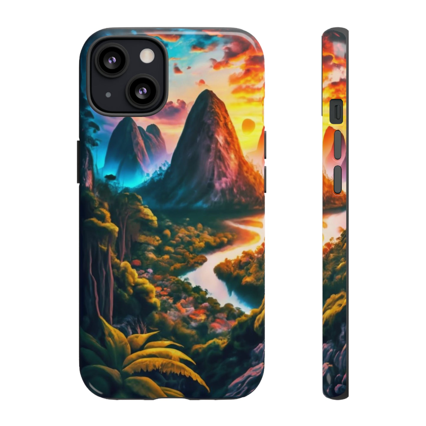 Glowing Mountain Tough Case