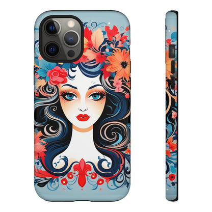 Floral Lady Tough Case