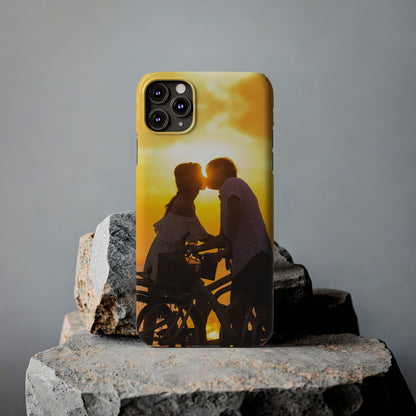 Sunset Kiss Slim Phone Case