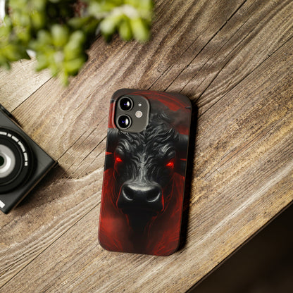 Red Eye Bull Slim Phone Case - Colorwink