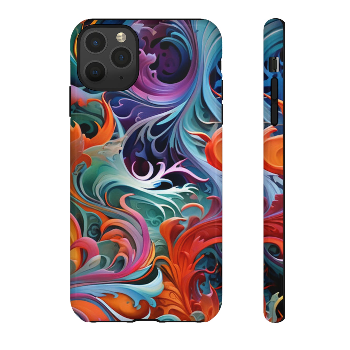 Spiral Paint Art Pattern Tough Case