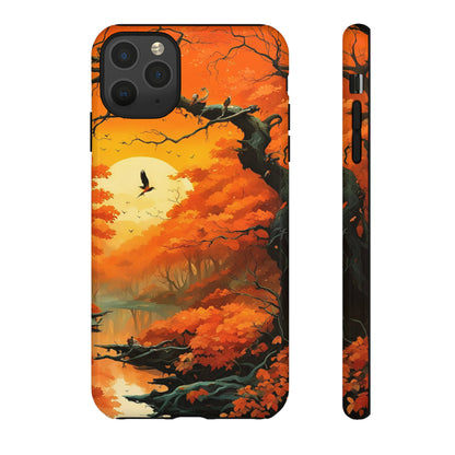 Sunset Tree Tough Case