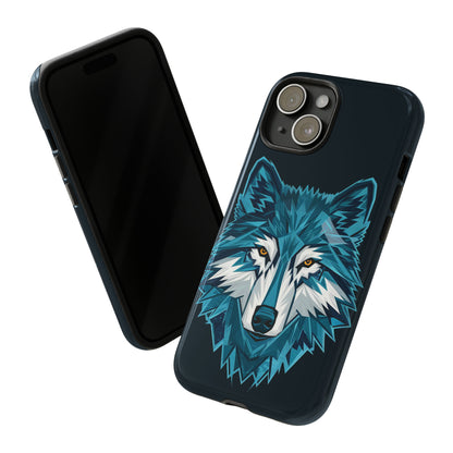 Cubism Wolf Art Tough Case