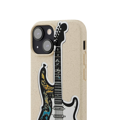 Artistic Guitar Trendy Biodegradable Cases