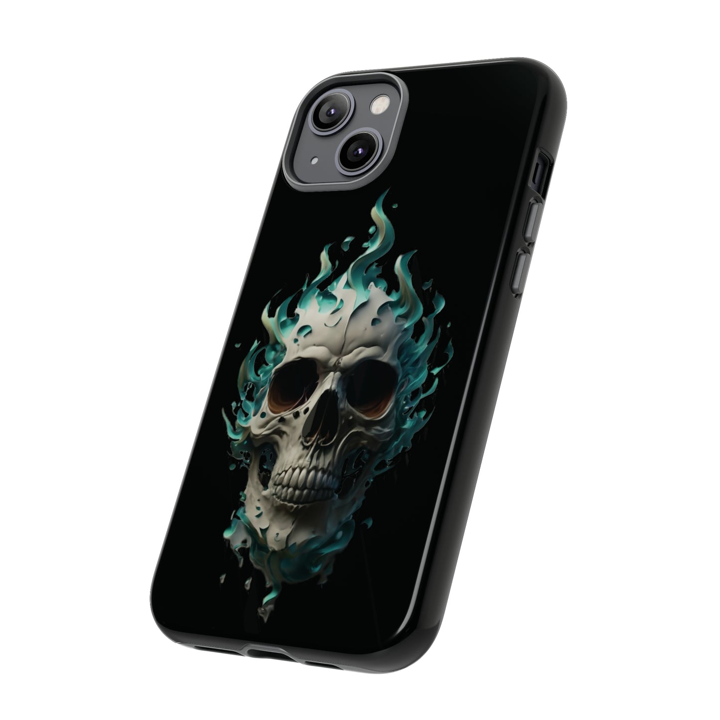 Flaming Skull Tough Case