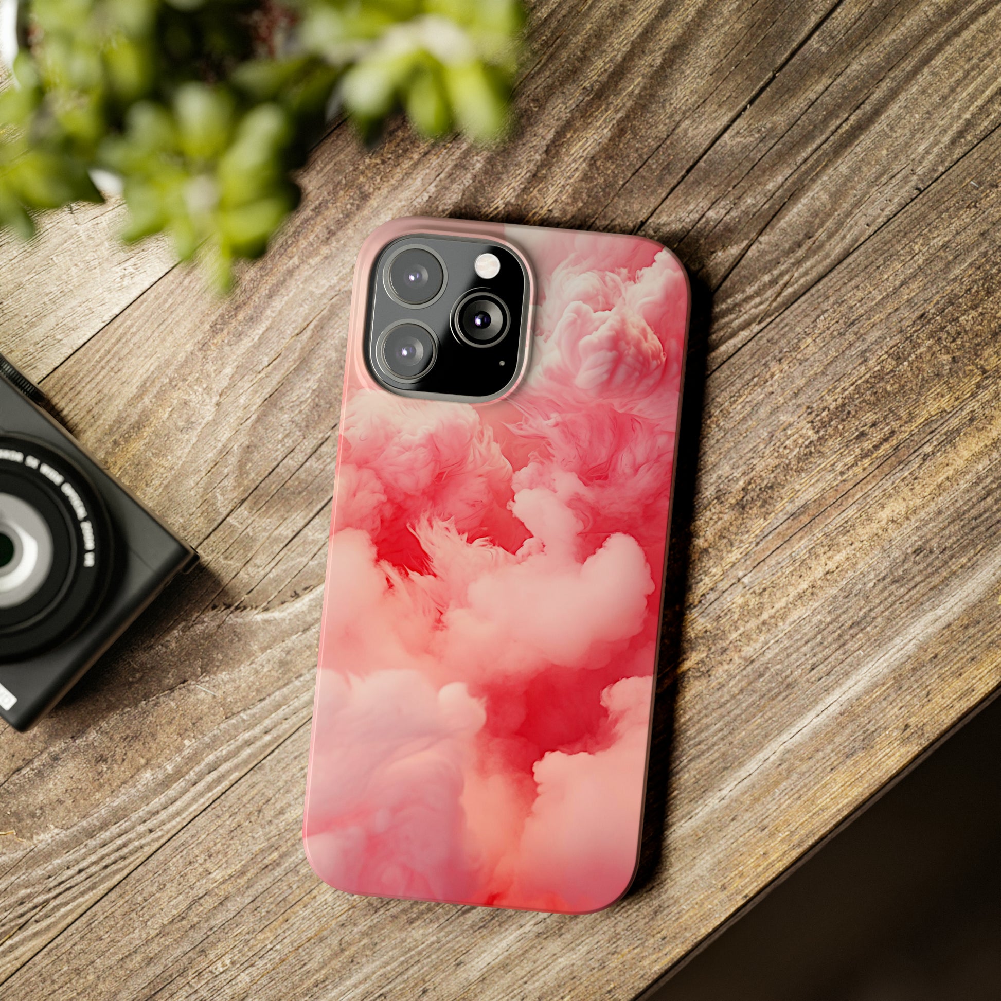 Pink Cloud Slim Phone Case - Colorwink