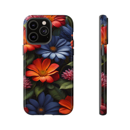 Flame Flowers Tough Case