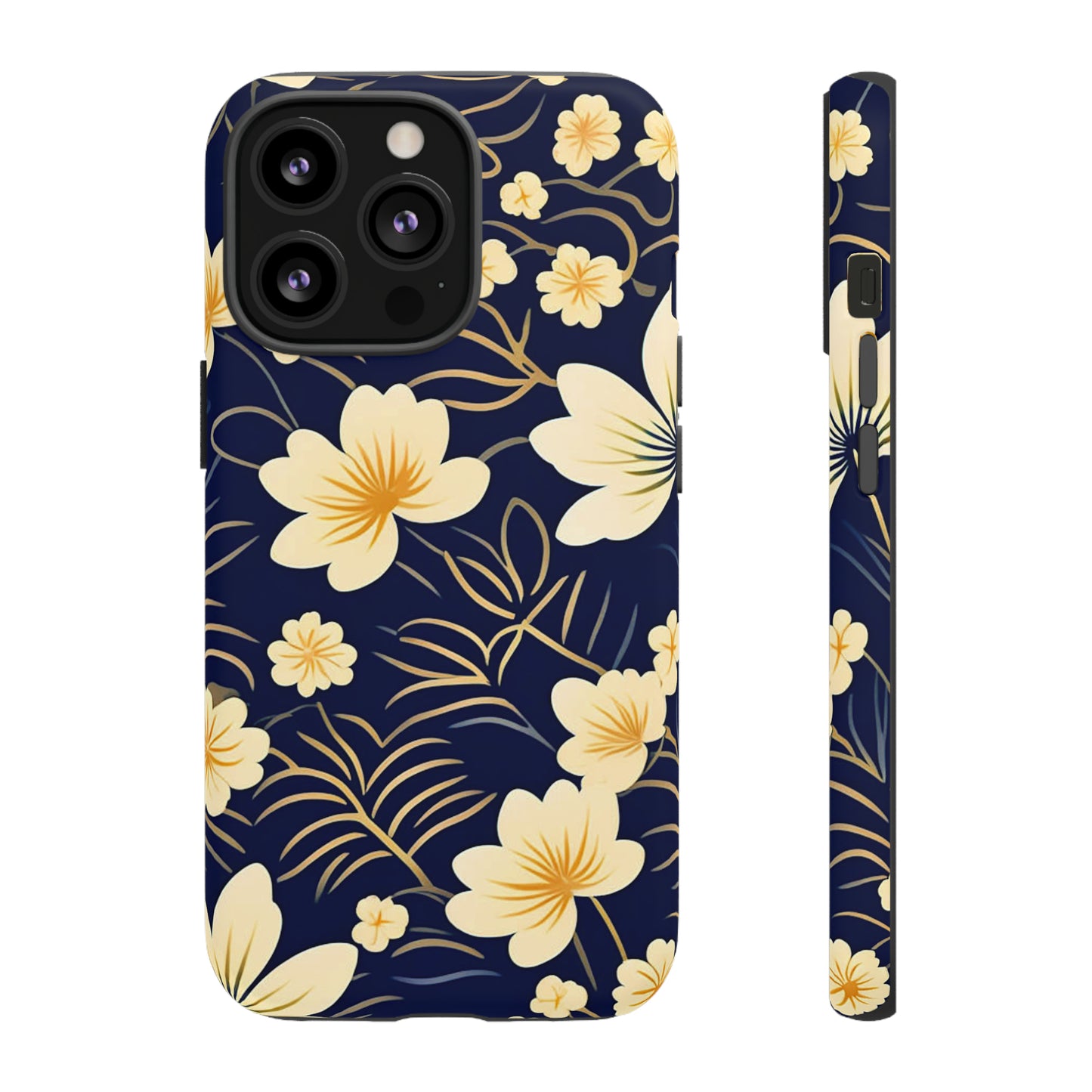 White Flower Art Tough Case