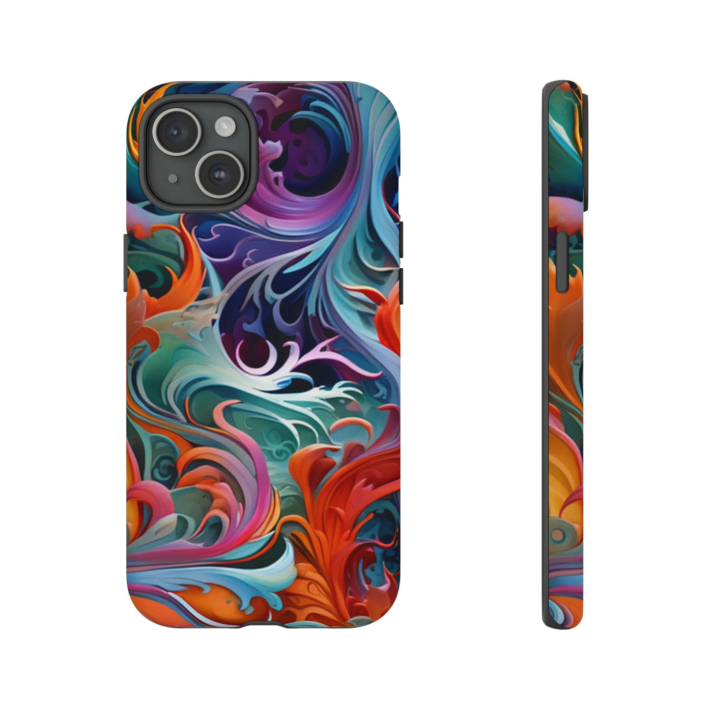 Spiral Paint Art Pattern Tough Case