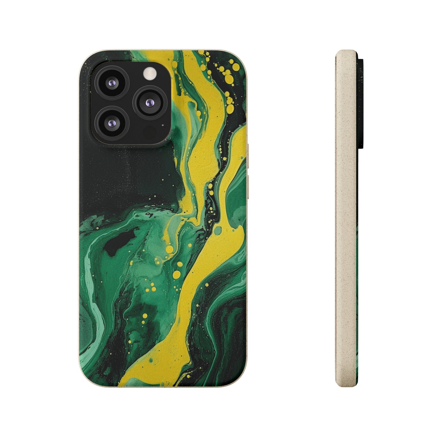 Swirling Shadows Design Biodegradable Case