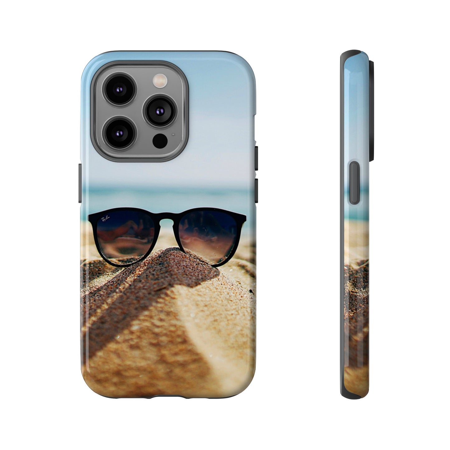 Sunglass on Beach Tough Case