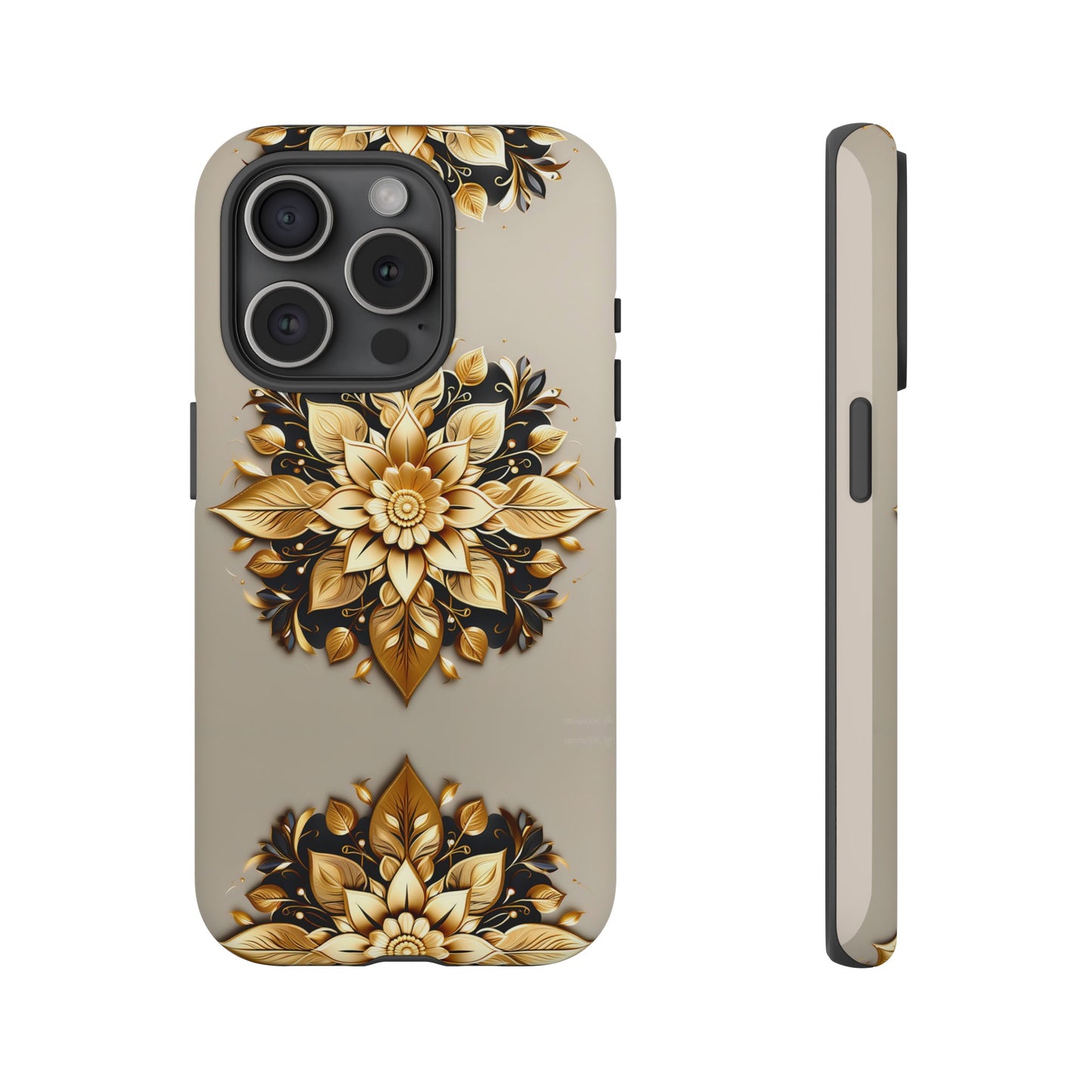 Golden Flower Tough Case