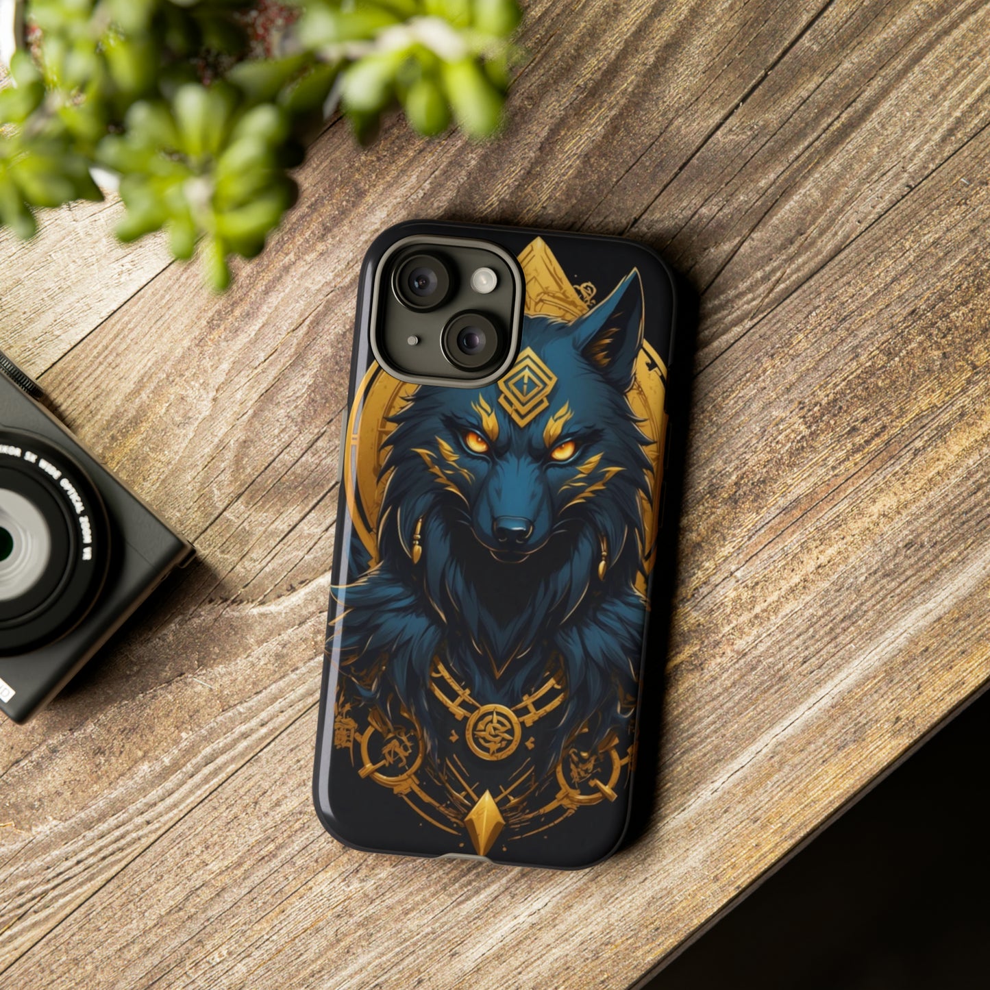 Golden wolf Tough Case