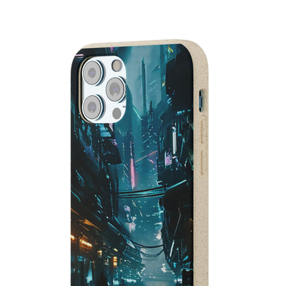 Dystopian Cityscape Biodegradable Case