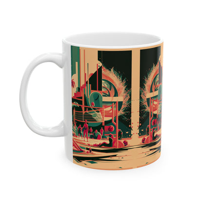 Beach Mural Coffee Mug