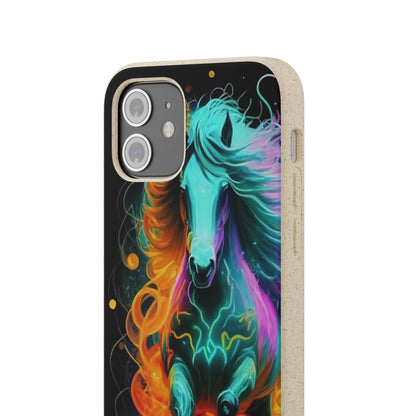 Psychedelic Horse Biodegradable Case