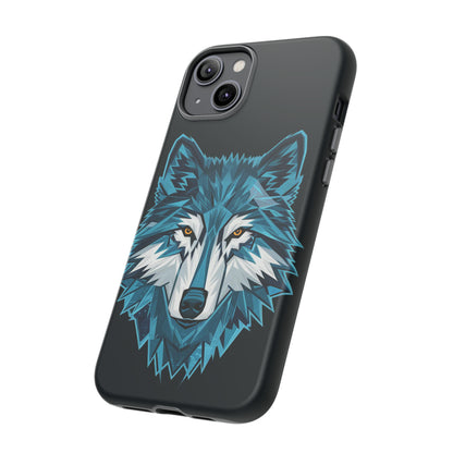 Cubism Wolf Art Tough Case