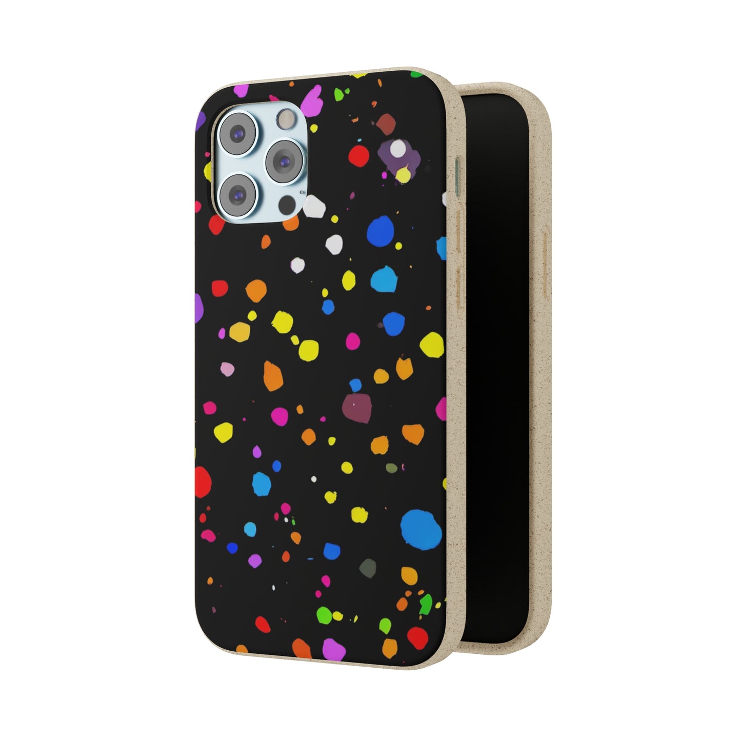 Colorful Dot Parade Biodegradable Case