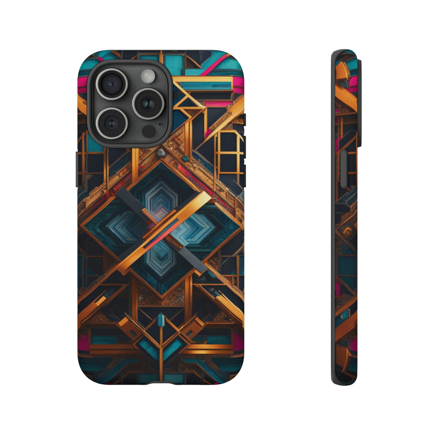 Abstract Tesseract Tough Case