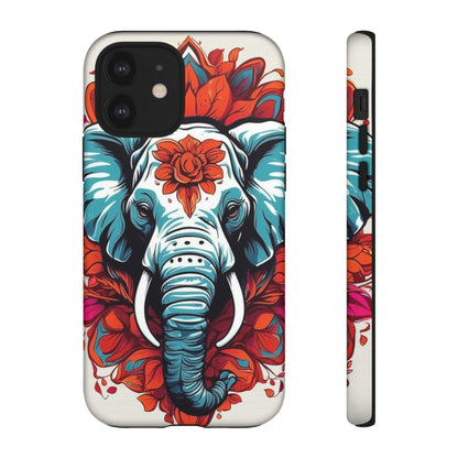 Floral Elephant Tough Case