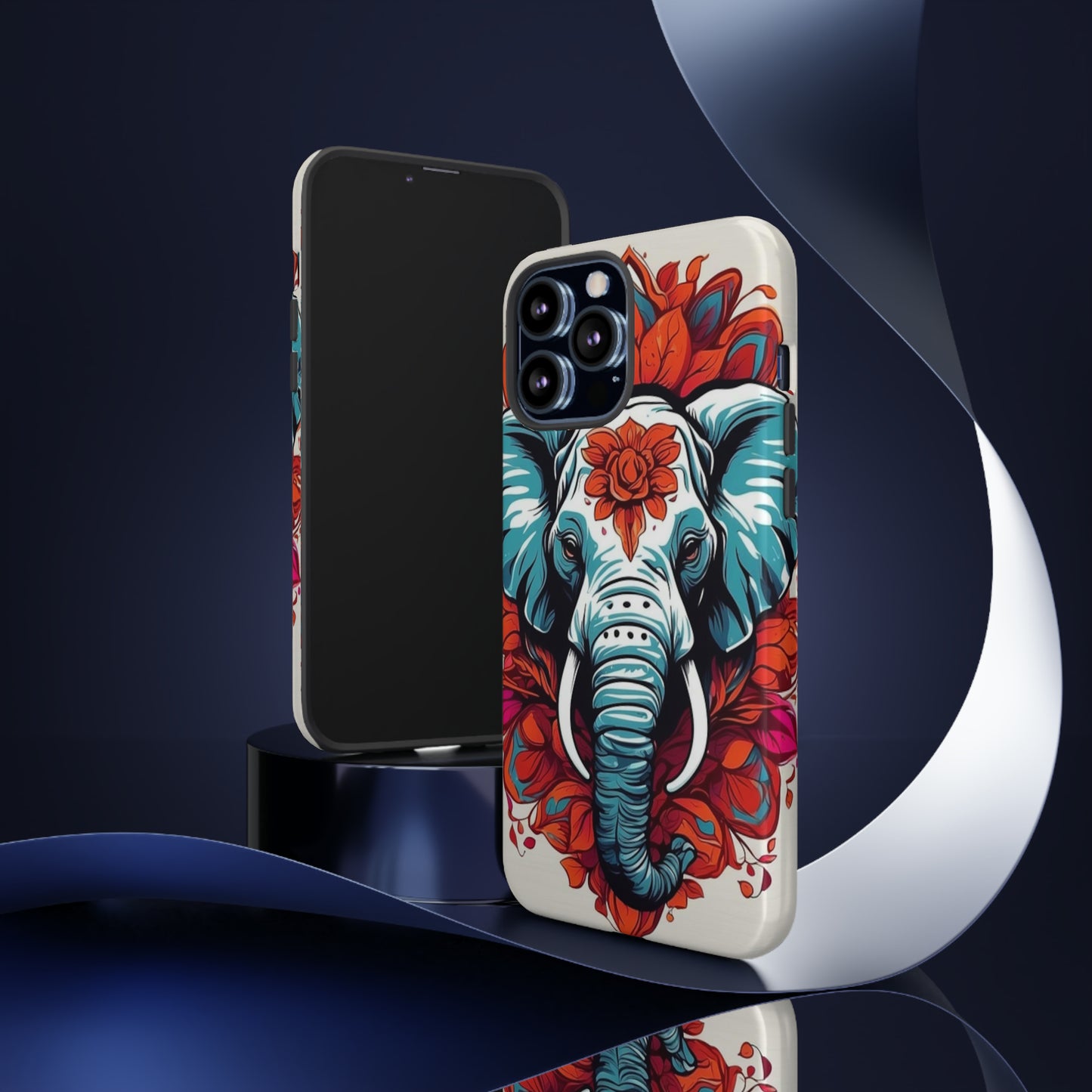 Floral Elephant Tough Case