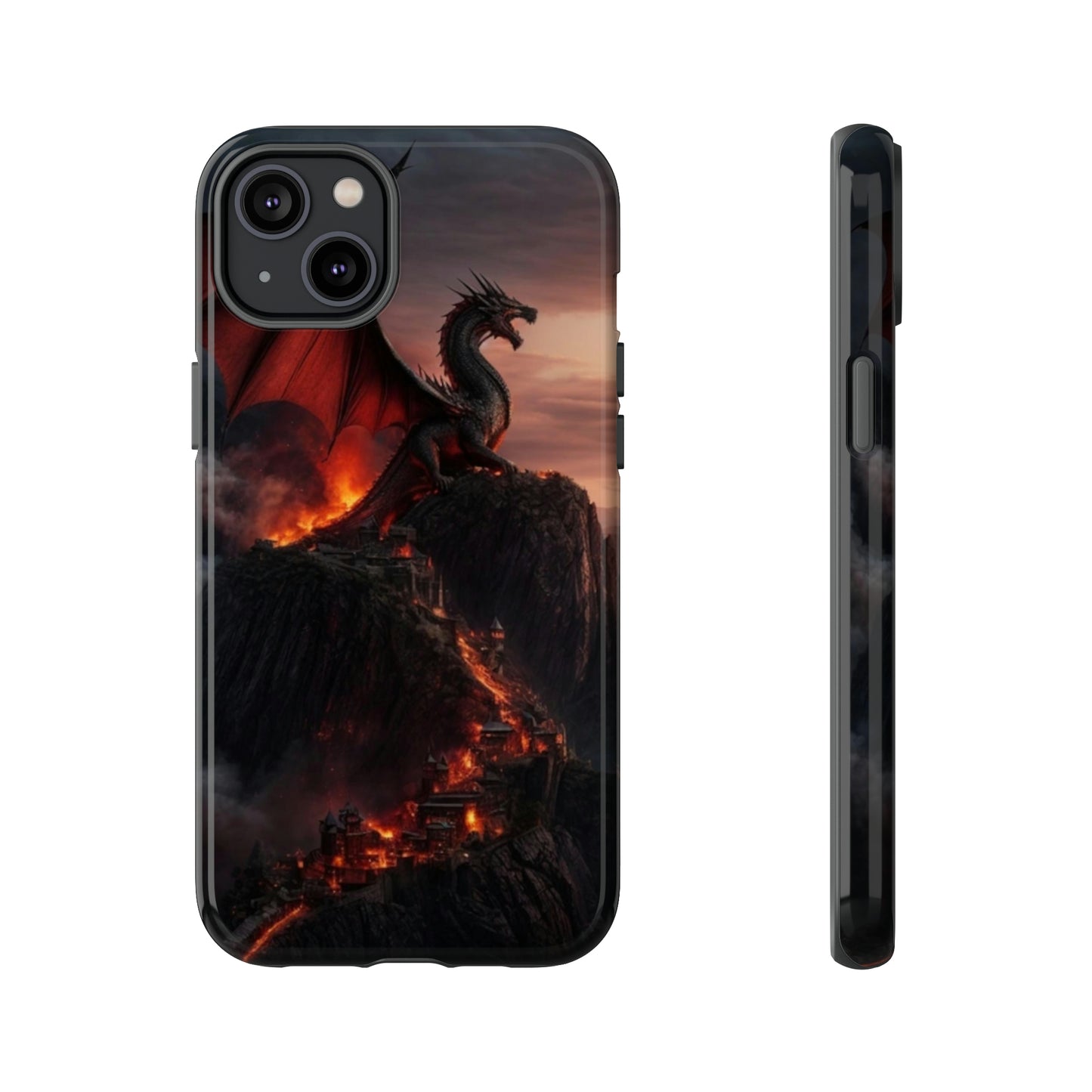 Dragon on mountain Tough Case