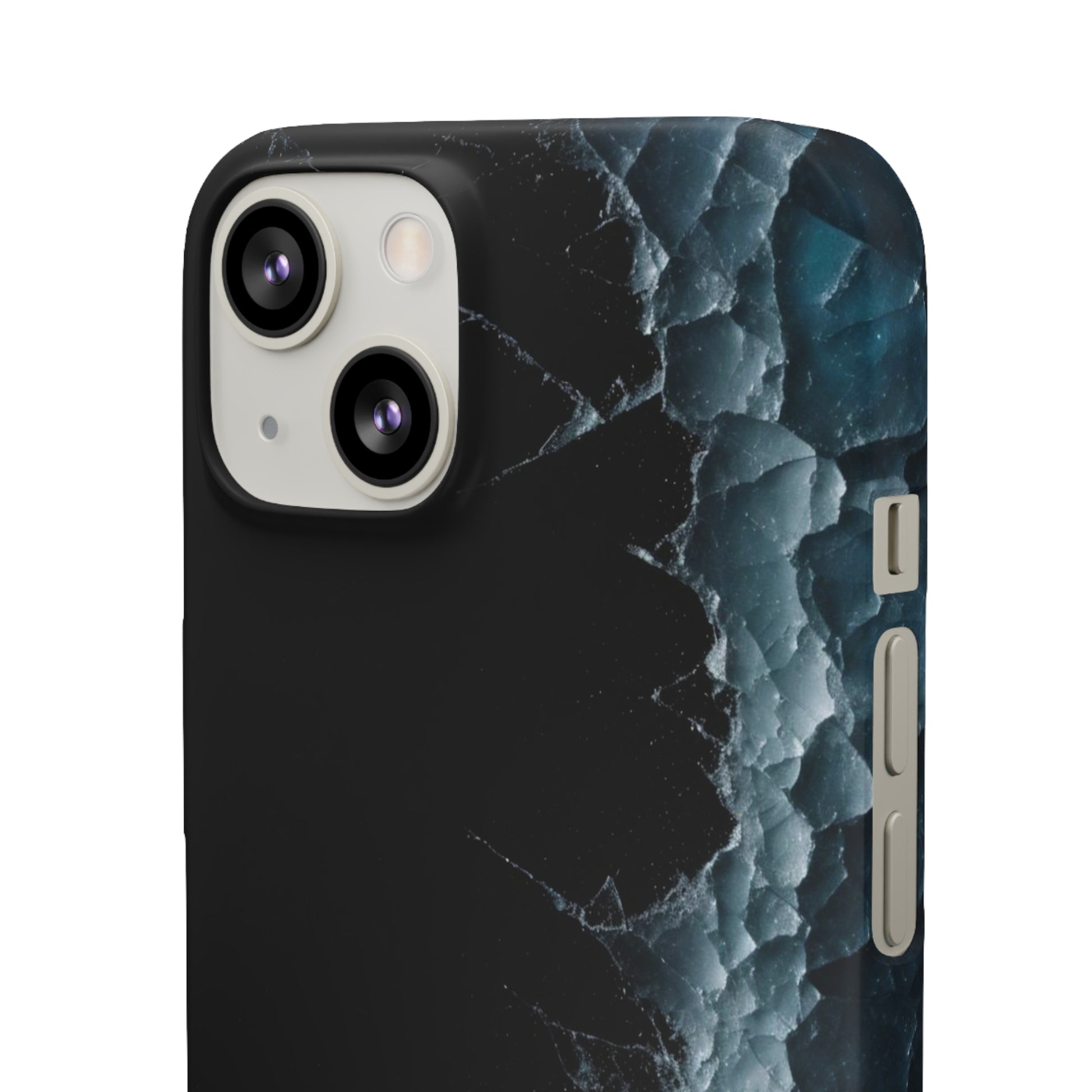 Blue Ice Cracking Snap Case - Colorwink