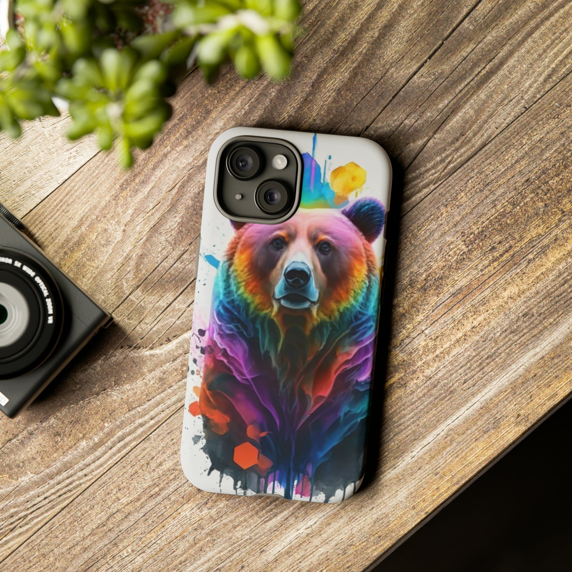 Trippy Bear Tough Case - Colorwink