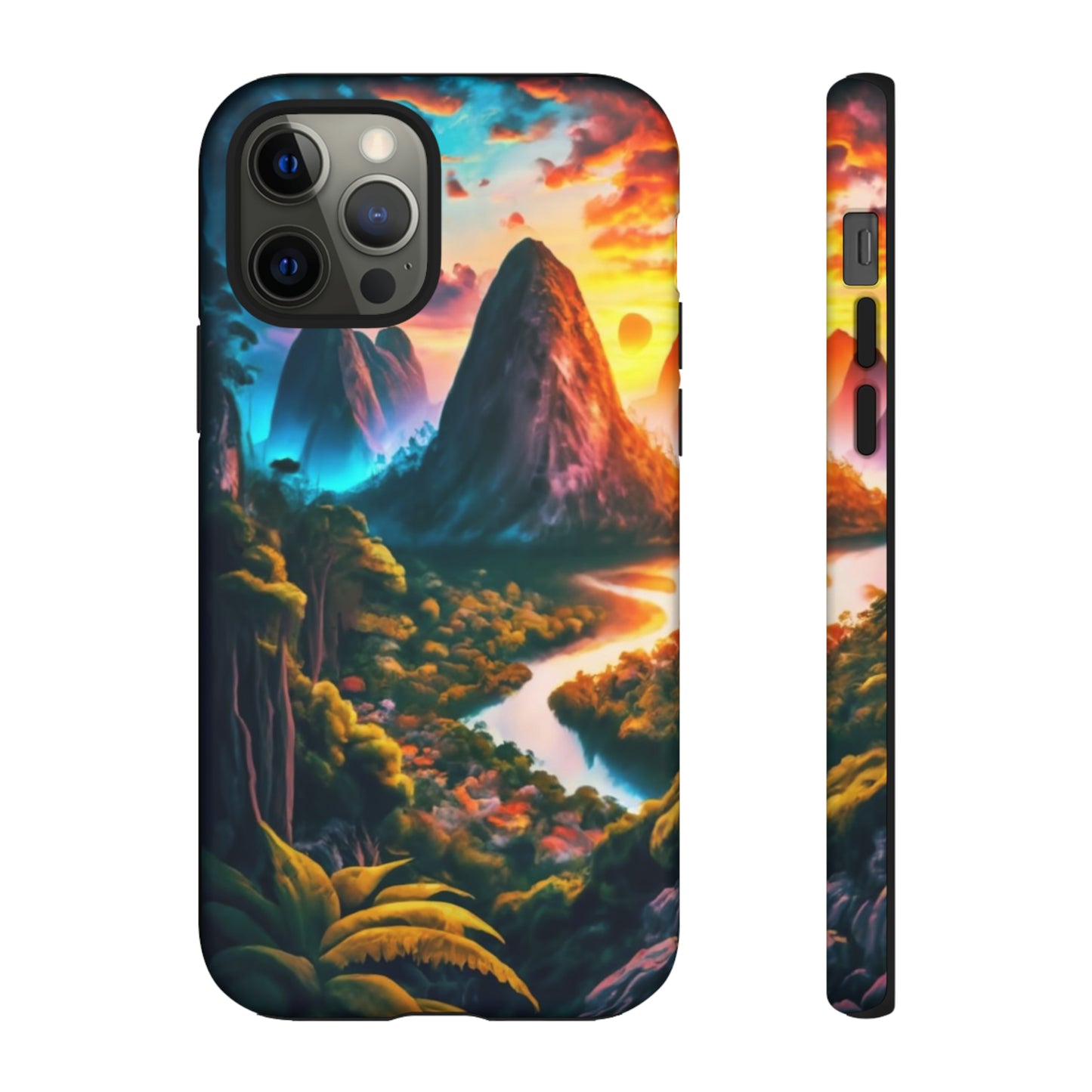 Glowing Mountain Tough Case