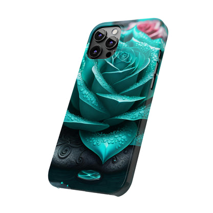 Blue Lotus Slim Phone Case - Colorwink