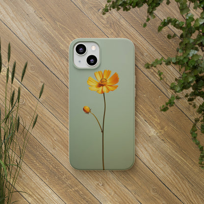 Lone Flower Biodegradable Case